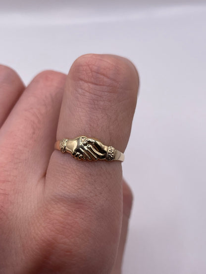 9ct gold Fede ring