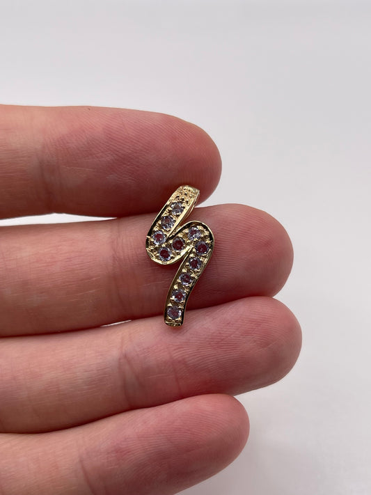 9ct gold tanzanite pendant