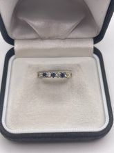 Load image into Gallery viewer, 18ct gold sapphire and diamond ring
