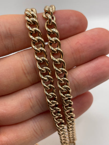 9ct rose gold chain 446