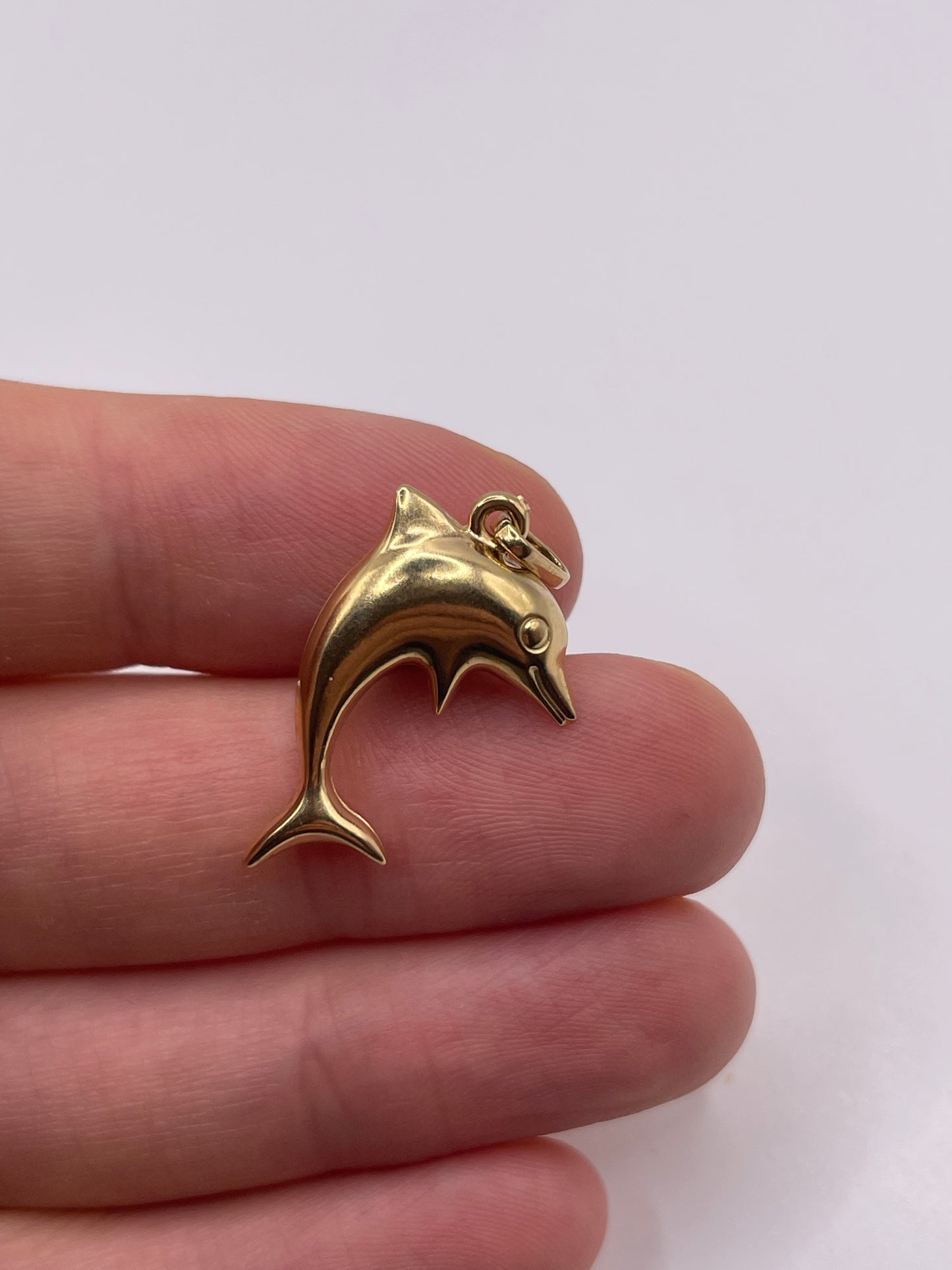 9ct gokd dolphin charm