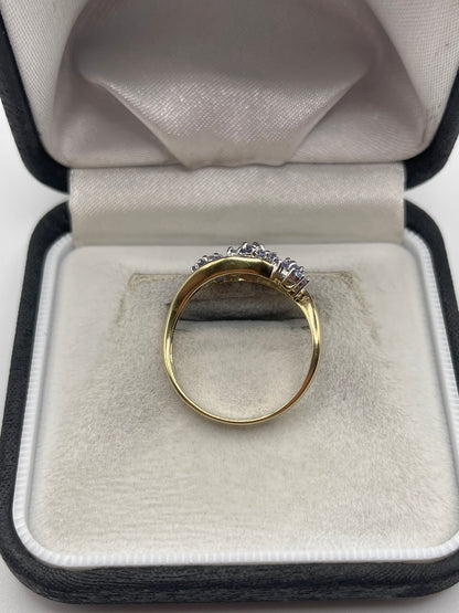 9ct gold tanzanite ring