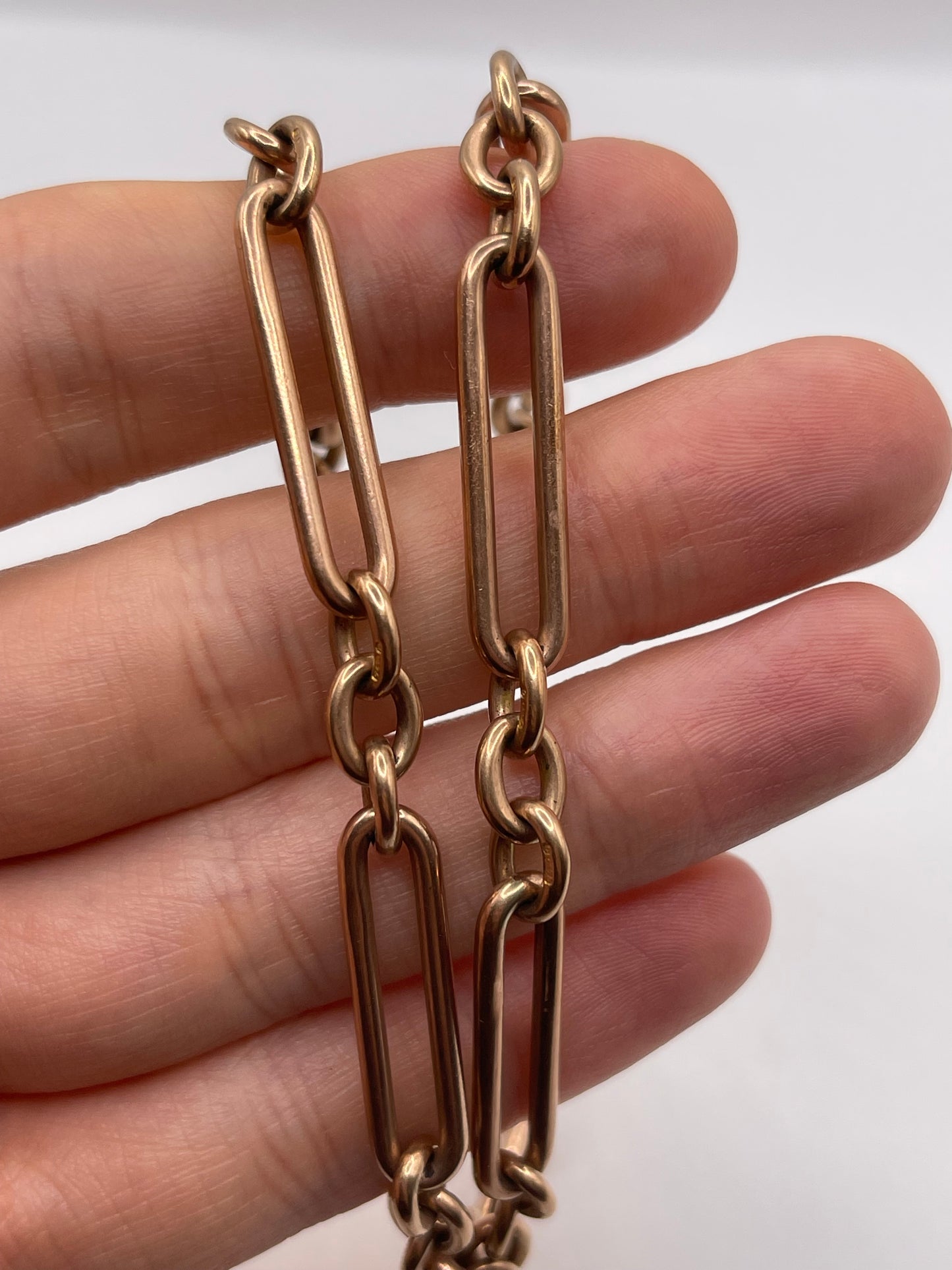 9ct rose gold chain 281
