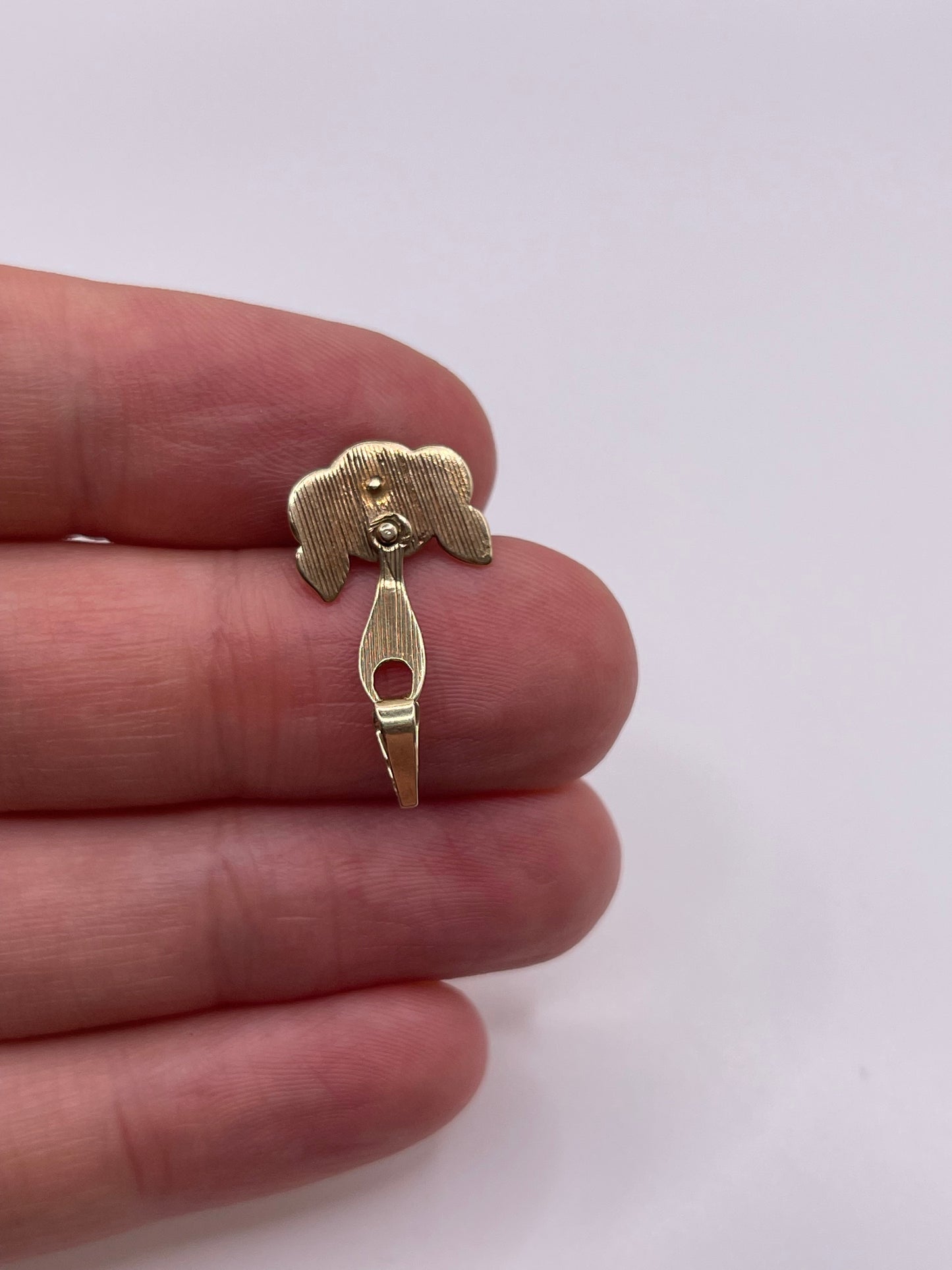 9ct gold cat charm