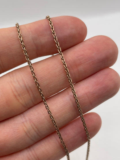 9ct rose gold chain 148