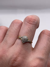 Load image into Gallery viewer, 9ct gold diamond cluster ring
