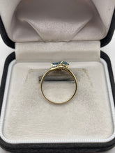 Load image into Gallery viewer, 9ct gold topaz and diamond ring
