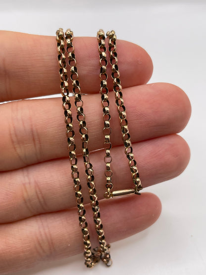 9ct rose gold chain 353