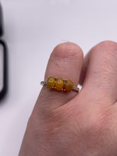 Load image into Gallery viewer, 9ct gold opal and diamond ring
