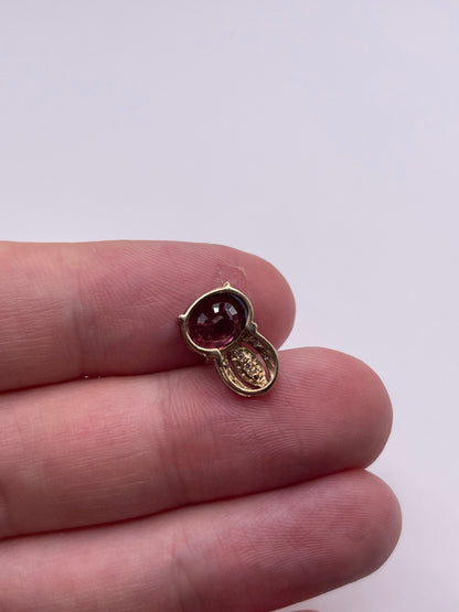 9ct gold tourmaline and diamond pendant