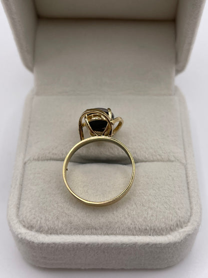 9ct gold opal triplet ring