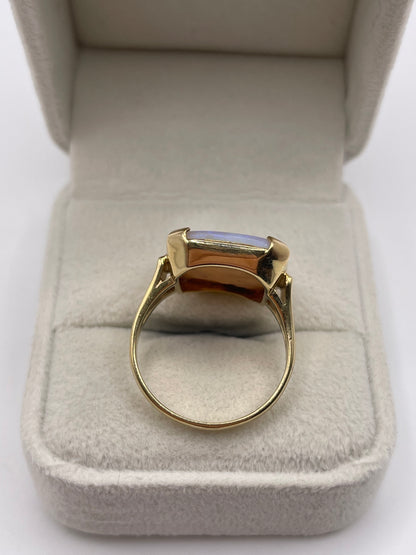 14ct gold opal ring
