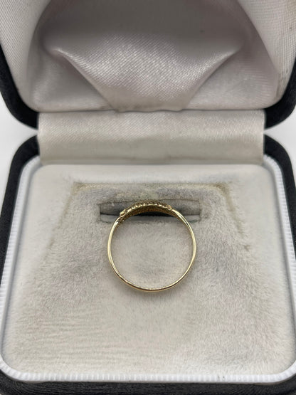 9ct gold Fede style ring