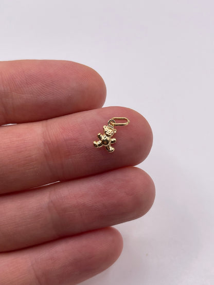 9ct gold teddy bear charm
