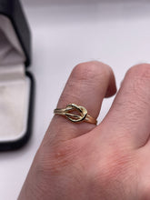 Load image into Gallery viewer, 9ct gold knot ring
