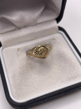 Load image into Gallery viewer, 9ct gold coin ring
