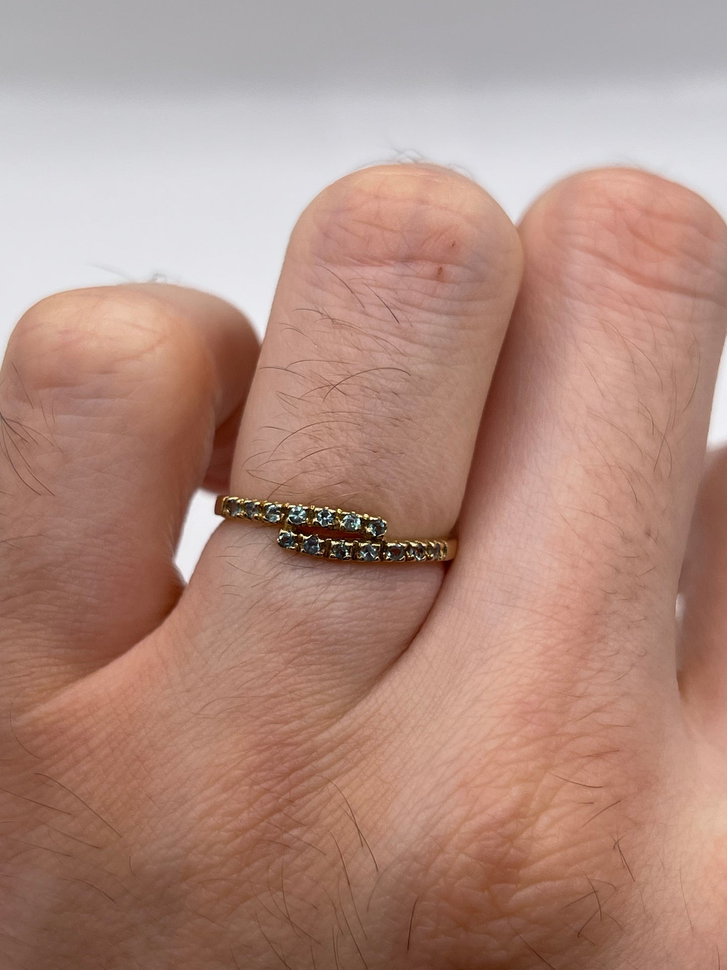 9ct gold alexandrite ring