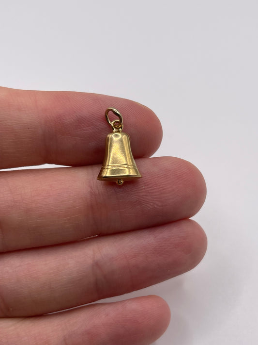 9ct gold bell charm