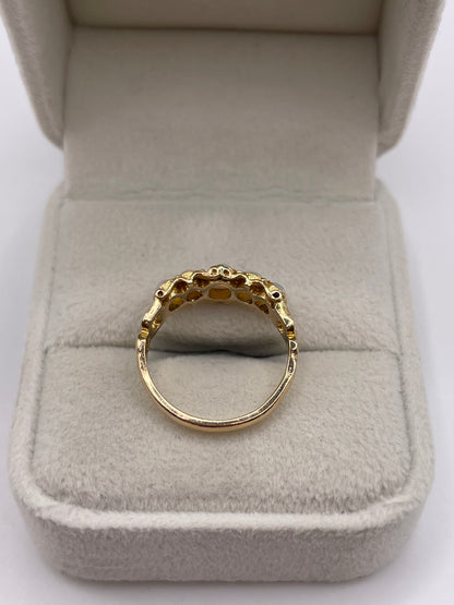 9ct gold opal ring