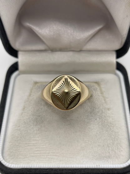 9ct gold signet ring
