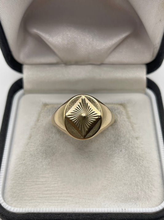 9ct gold signet ring