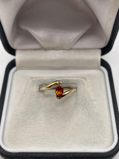 9ct gold citrine ring