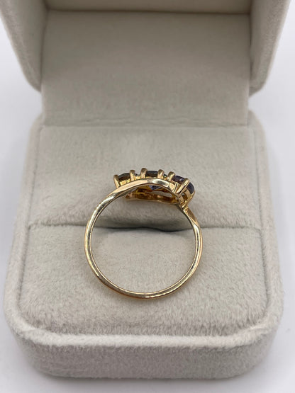 9ct gold tanzanite ring