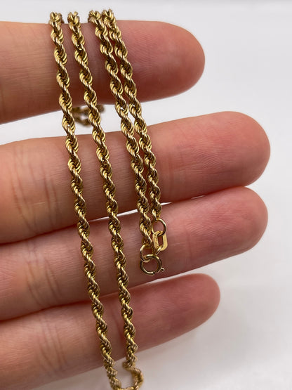 9ct gold chain 459