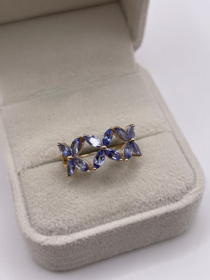 9ct gold tanzanite ring