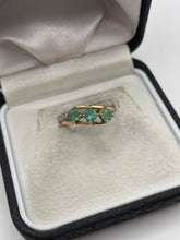 Load image into Gallery viewer, 9ct gold emerald ring
