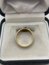 Load image into Gallery viewer, 18ct gold ruby gypsy ring

