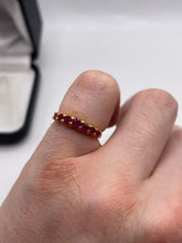 Load image into Gallery viewer, 22ct gold ruby ring
