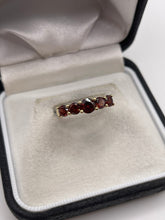 Load image into Gallery viewer, 9ct gold garnet ring
