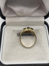 Load image into Gallery viewer, 9ct gold sapphire and diamond ring
