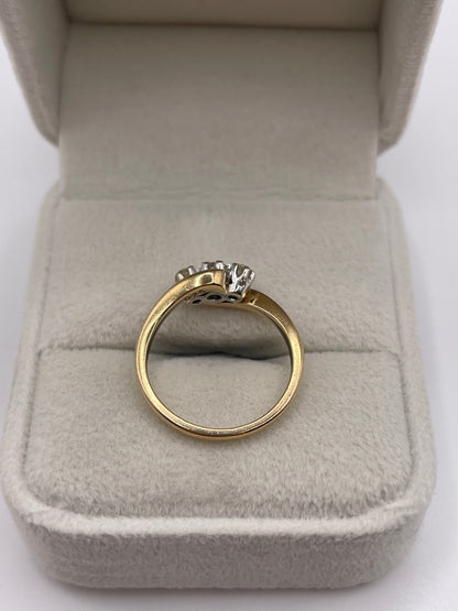 9ct gold diamond ring