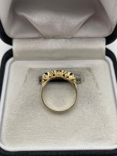 Load image into Gallery viewer, 9ct gold amethyst and pearl ring
