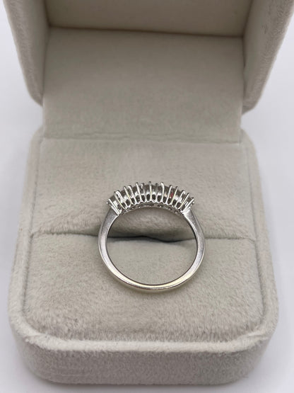 9ct white gold diamond ring