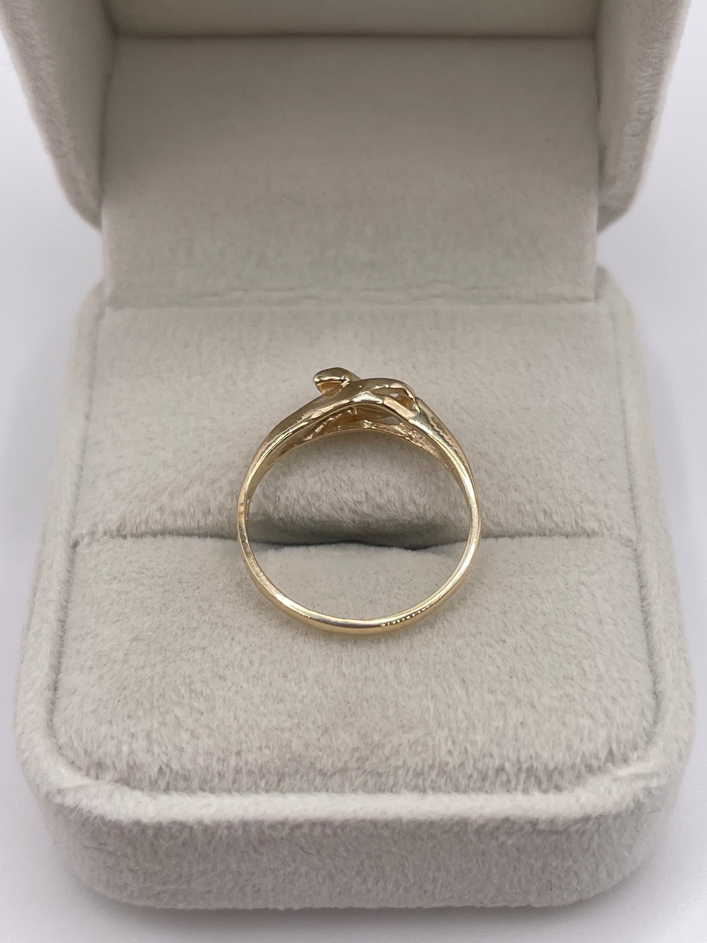9ct gold snake ring