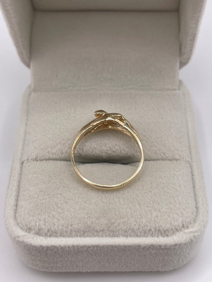 9ct gold snake ring