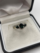 Load image into Gallery viewer, 18ct gold sapphire and diamond ring
