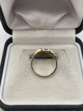 Load image into Gallery viewer, 9ct gold intaglio signet ring
