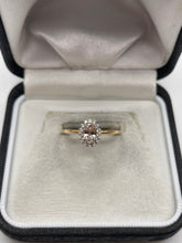 Load image into Gallery viewer, 9ct gold quartz and zircon ring
