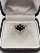 Load image into Gallery viewer, 9ct gold sapphire and diamond ring
