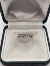 Load image into Gallery viewer, 9ct gold topaz and diamond ring
