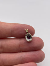 Load image into Gallery viewer, 9ct gold amethyst and diamond pendant
