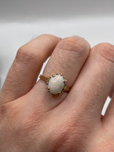 Load image into Gallery viewer, 9ct gold opal ring
