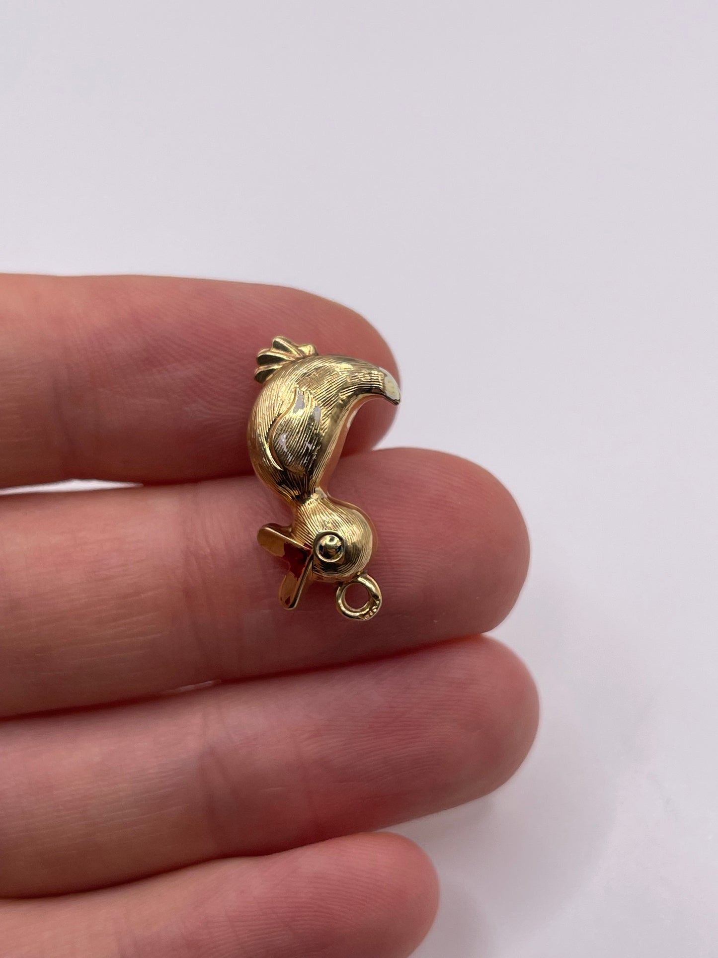 9ct gold duck charm