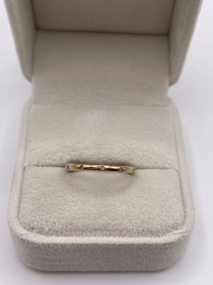 9ct gold diamond ring