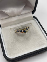 Load image into Gallery viewer, 9ct gold sapphire and diamond ring
