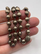 Load image into Gallery viewer, Antique silver paste rivière necklace
